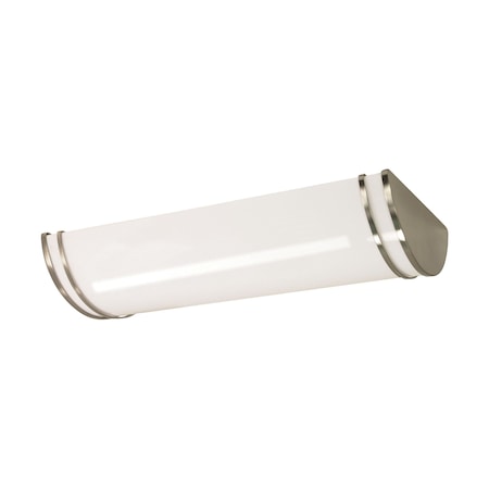 Nuvo Lighting Glamour LED 25 in. Linear Flush - Brushed Nickel CCT Select 3/4/5K 62/1639